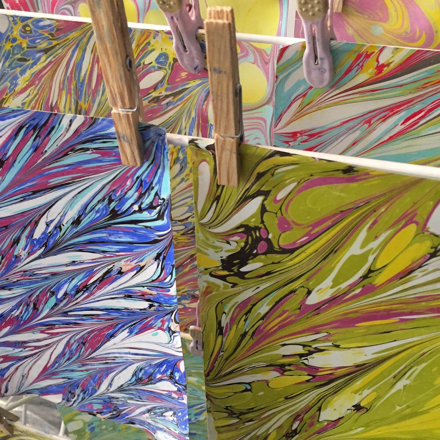 Marbling workshop Marmor Paperie