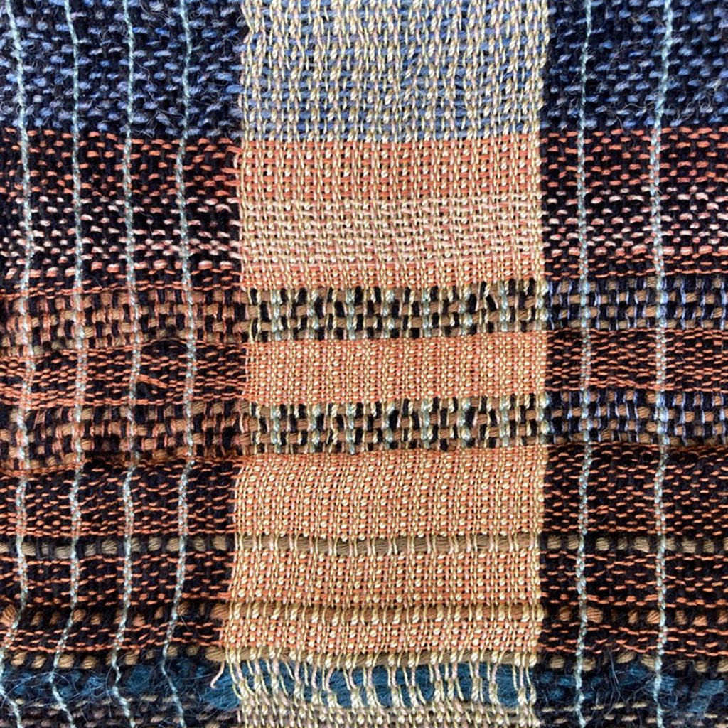 Doublecloth sample weave