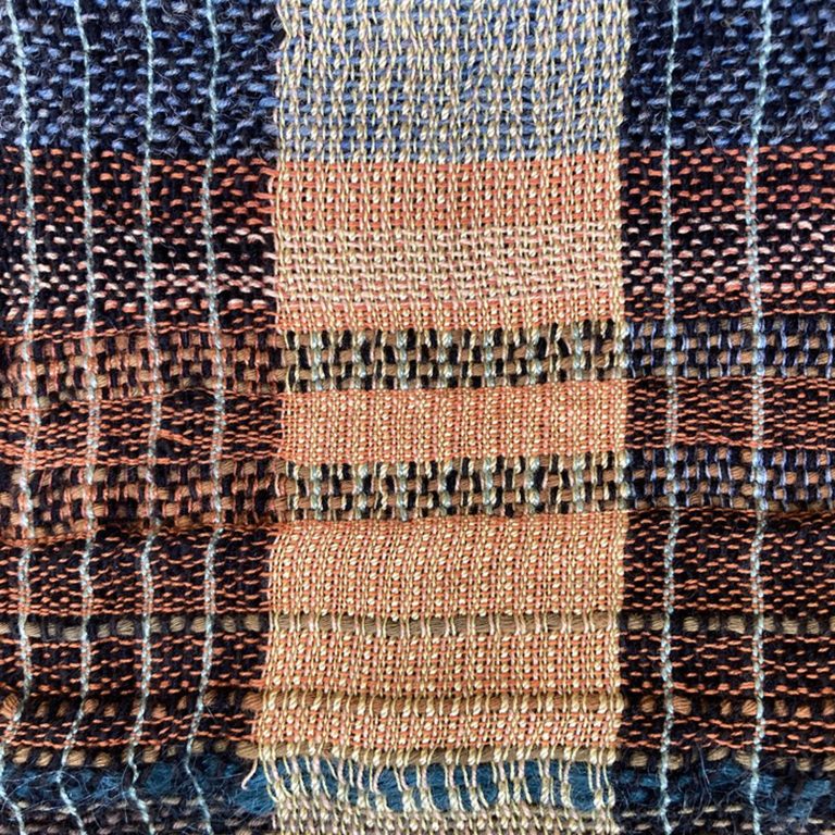 Doublecloth sample weave