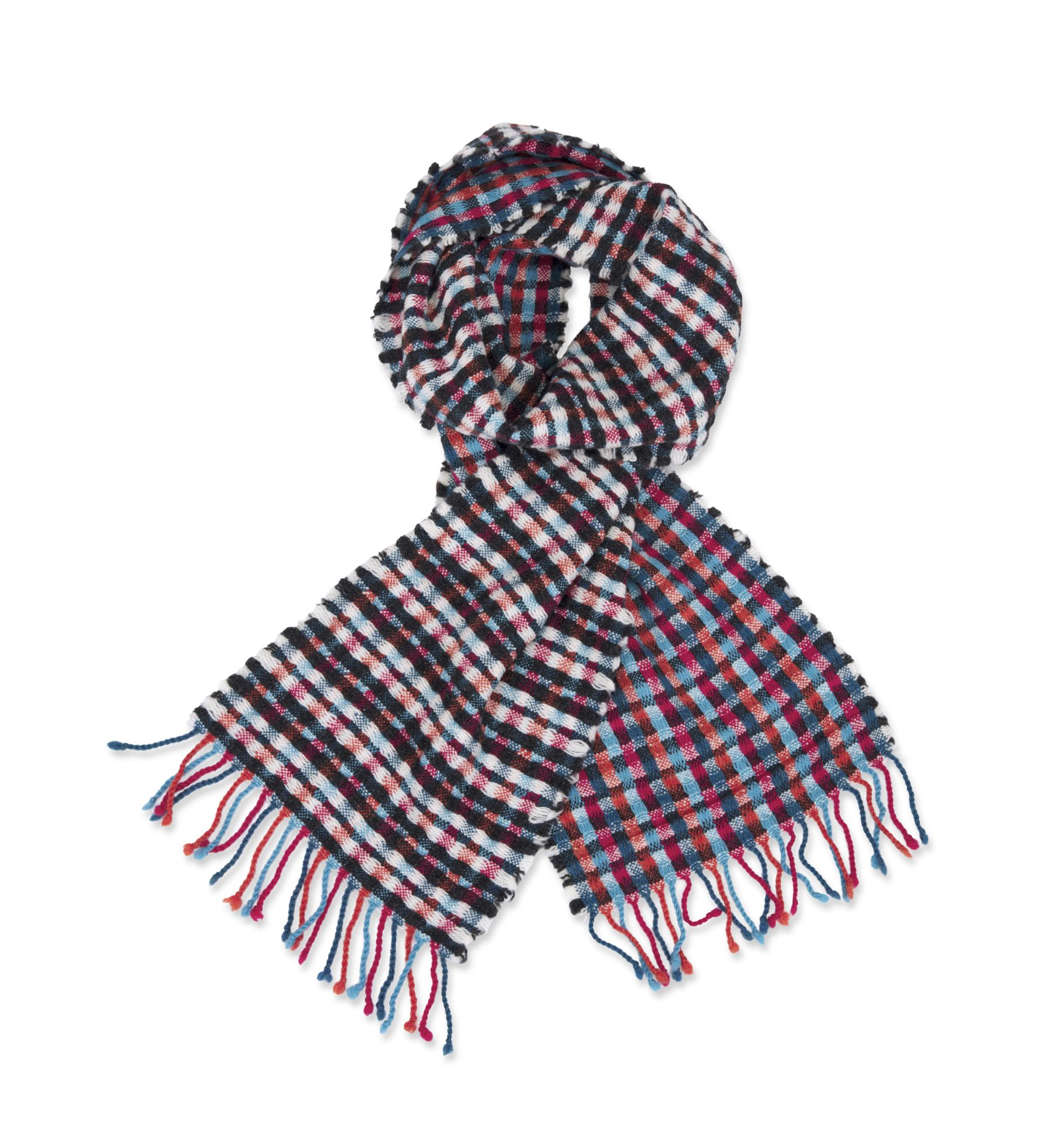 Mosaic Lambswool Scarf - Polychrome