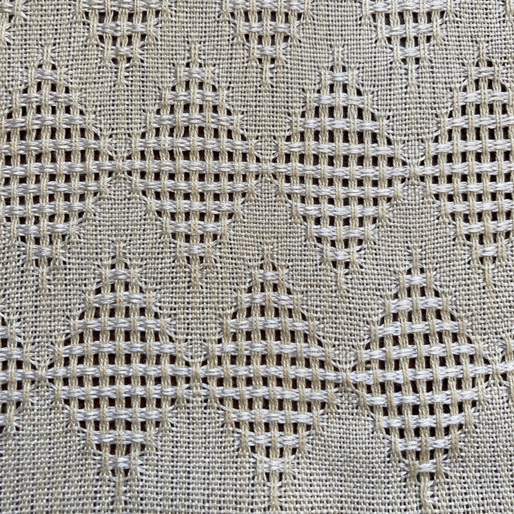 Lace weave workshop sample